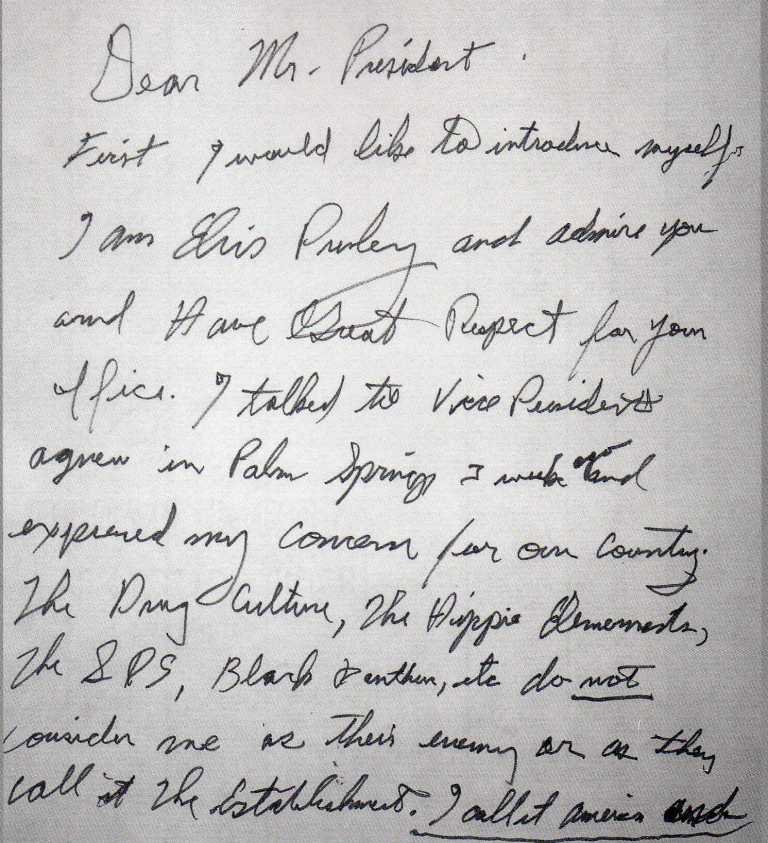 Elvis Presley's Handwriting